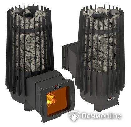 Дровяная печь-каменка GrillD Cometa Vega 180 window long Max в Невьянске