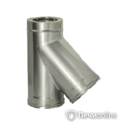 Дымоход Дымок Тройник 45° с изоляцией 0.5 мм. ТRFR45 150/230 в Невьянске