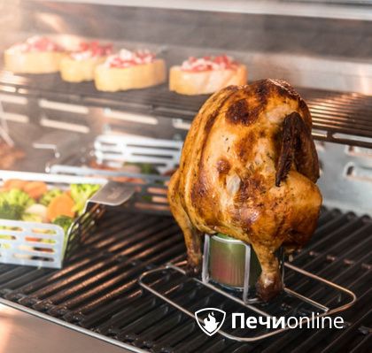 Ростер Char-Broil Grill+ для курицы с креплением для емкости в Невьянске
