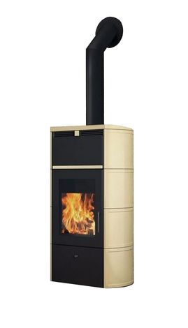Печь-камин Edilkamin Flamma 24 kw V.A. Pergamena с Т/О в Невьянске