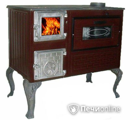Отопительно-варочная печь МастерПечь ПВ-06 с духовым шкафом, 7.5 кВт в Невьянске