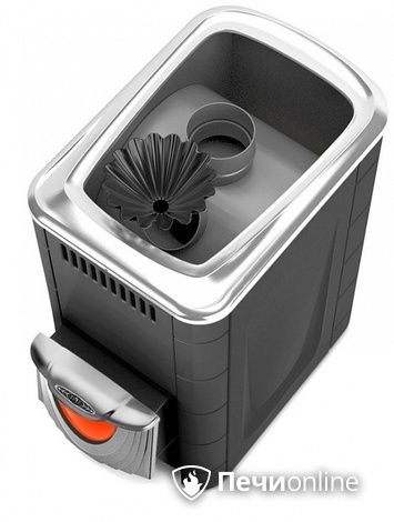 Дровяная банная печь TMF Ангара 2012 Inox ДНС КТК ЗК антрацит в Невьянске