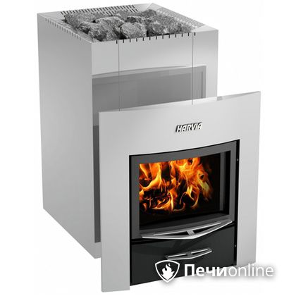 Дровяная банная печь Harvia 22 Duo Steel (Wk220) в Невьянске